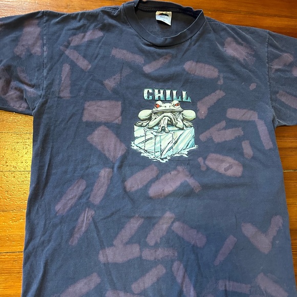 Life Forms Just Chill Vintage XL Tee ; Single stitch . Clean and in great shape! - Picture 2 of 7